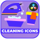 House Cleaning Icons And Titles for DaVinci Resolve - VideoHive Item for Sale