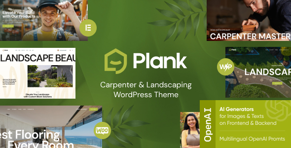 Plank - Carpenter & Landscaping WordPress Theme