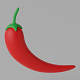 Cartoon Chili Pepper 3D model - 3DOcean Item for Sale
