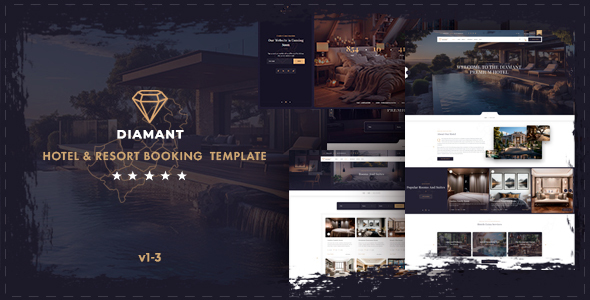 Diamant - Hotel & Resort Booking  Template