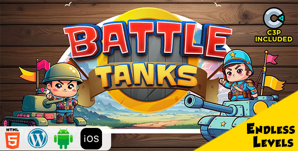 Battle Tanks HTML5 Construct 3 Game