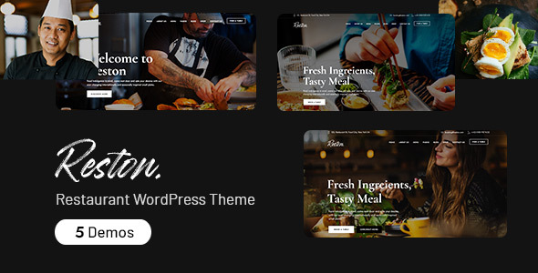 Reston – Restaurant WordPress Theme – 0 Sold!