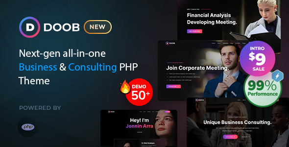 Doob – Business & Consulting PHP Template – 0 Sold!