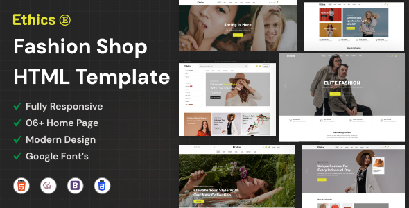 Ethics – Fashion Shop HTML Template – 0 Sold!