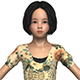 Beautiful Cute Little Child Girl - 3DOcean Item for Sale