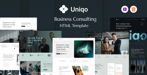 Uniqo – Business Consulting HTML Template – 0 Sold!