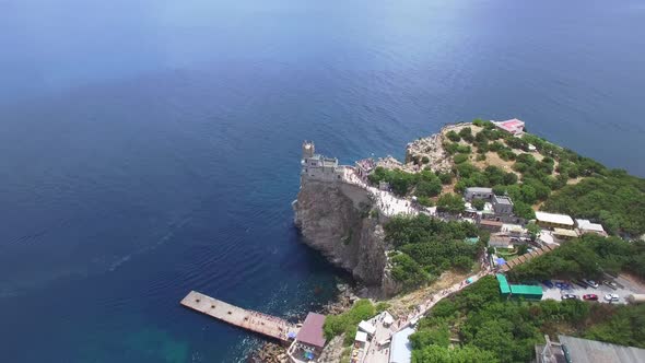 Aerial Shot of the Swallow's Nest