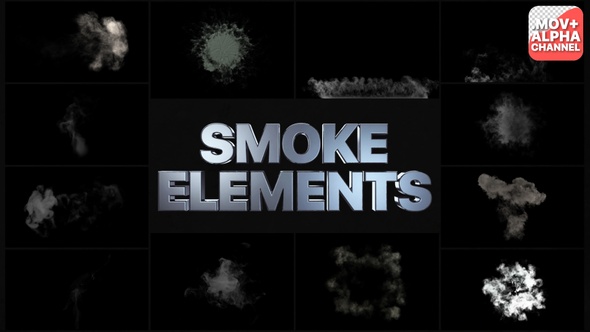 Smoke Elements Motion Graphics Pack alt