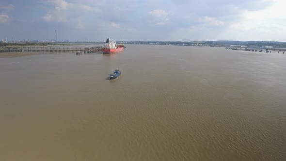 Small and Large Commercial Ships