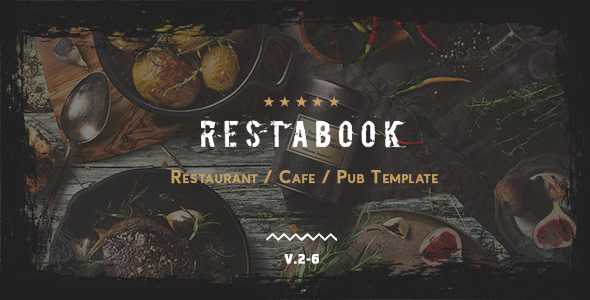 Restabook - Restaurant / Cafe / Pub Template