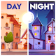 Day And Night - HTML5 Game,Construct 3 - CodeCanyon Item for Sale