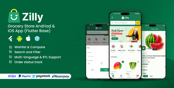 Zilly - Flutter Woocommerce Mobile App