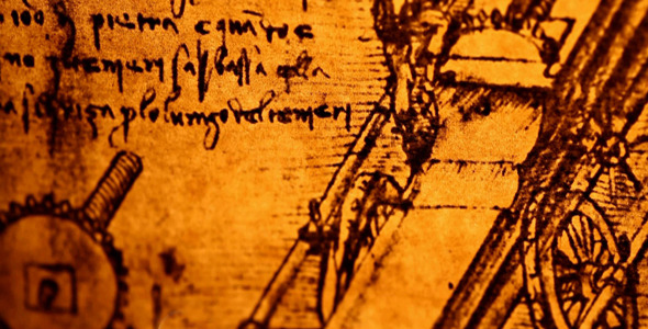 Leonardo's Da Vinci Engineering Drawing 6