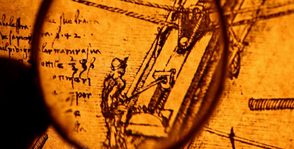 Leonardo's Da Vinci Engineering Drawing 7