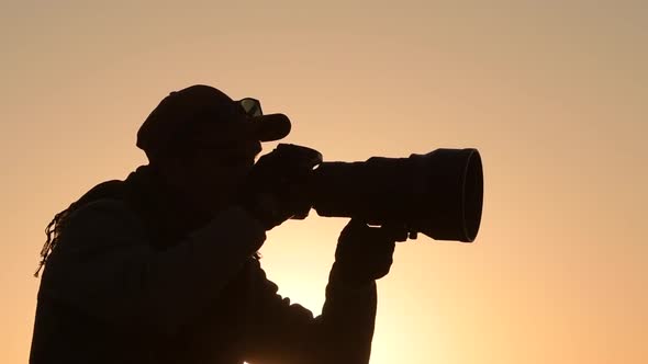 Nature Photographer Taking Pictures