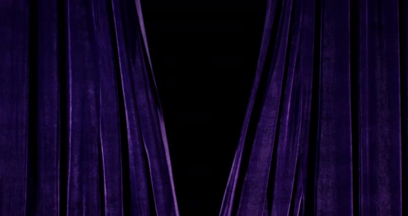 Velvet Curtain Open alt