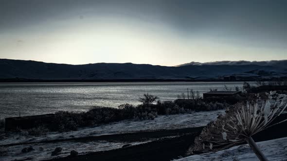 Sunset Over Lake