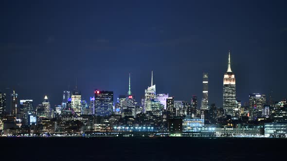 New York City Skyline at Night