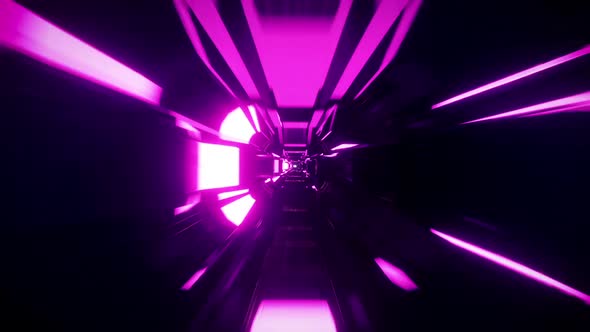 Futuristic Space Tunnel