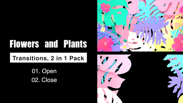 Flowers And Plants Transitions Pack