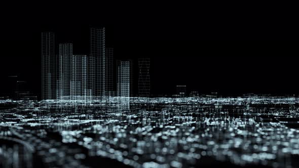 3D Digital City of Particles