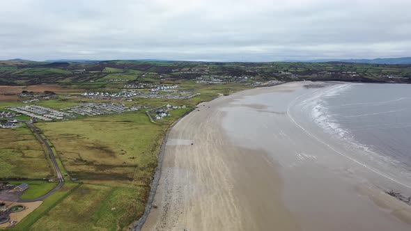 Flying Above Rossnowlagh Beach in County Donegal Ireland