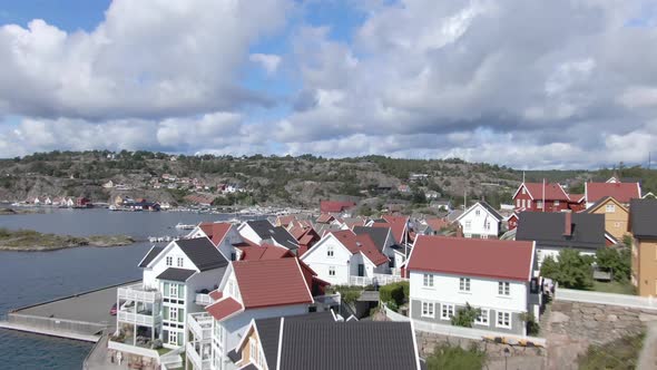 The small village of Gjeving in Tvedestrand, along the southern coast of Norway