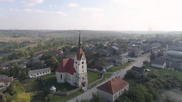 Aerial of Skala Podilska