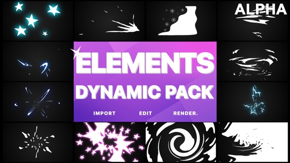 Dynamic Elements | Motion Graphics Pack alt
