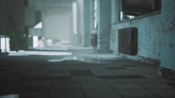 Interior of the Abandoned Soviet Building alt