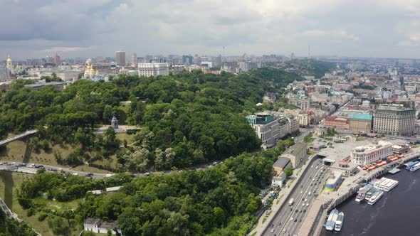 Aerial View of the Kyiv View