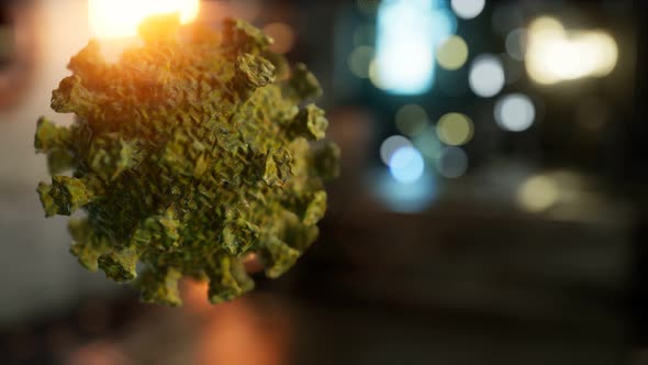 Coronavirus COVID 19 Quarantine on Empty City Streets alt