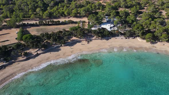 Cala Bassa in Ibiza, Spain