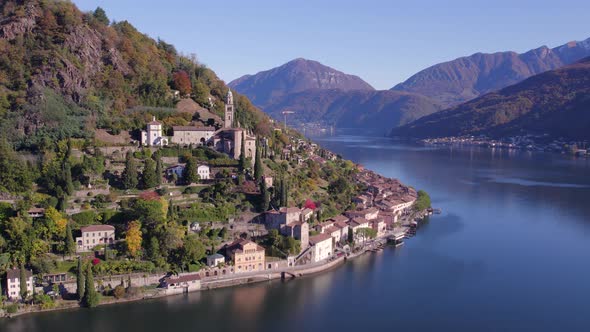 Morcote a Municipality of Switzerland on the Shores of Lake Lugano