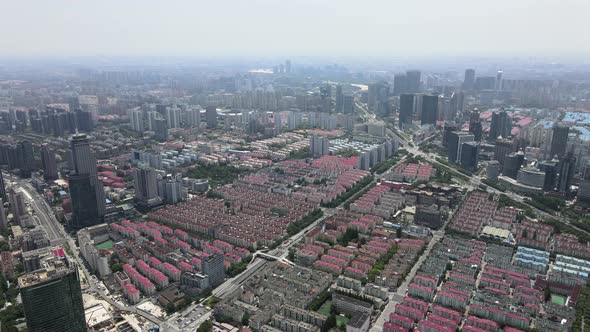 Shanghai City Aerial, Residential Area