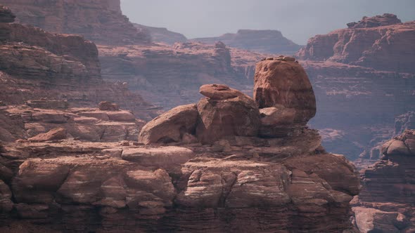 Golden Rocks in Grand Canyon