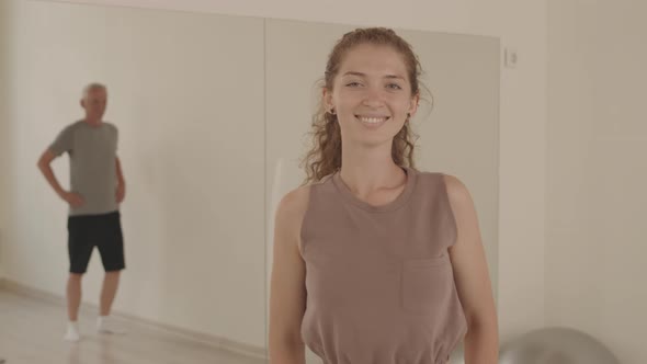 Female Dance Teacher Training Seniors in Studio