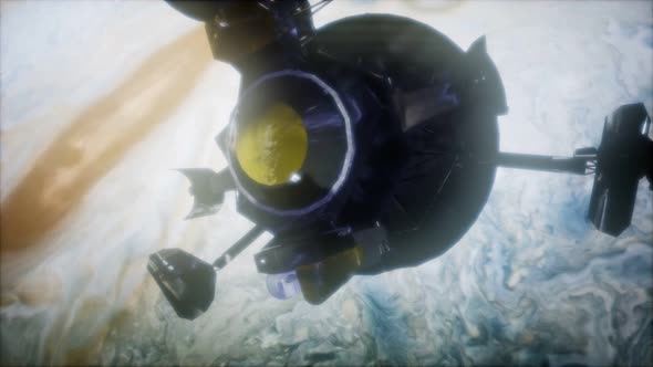 Galileo Spacecraft Orbiting Jupiter alt