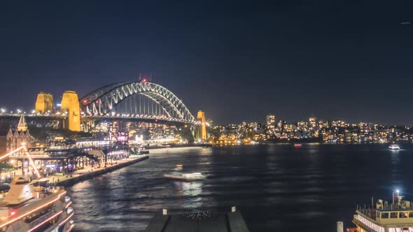 Sydney at night