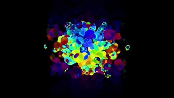 Abstract Glitter Vibrant Background Digital Rendering