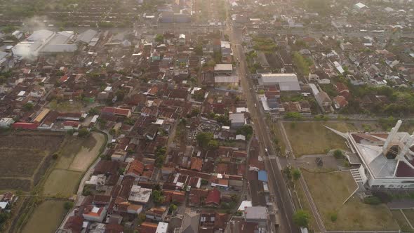 Aerial View Yogyakarta Indonesia