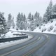 Mountain road in winter - VideoHive Item for Sale