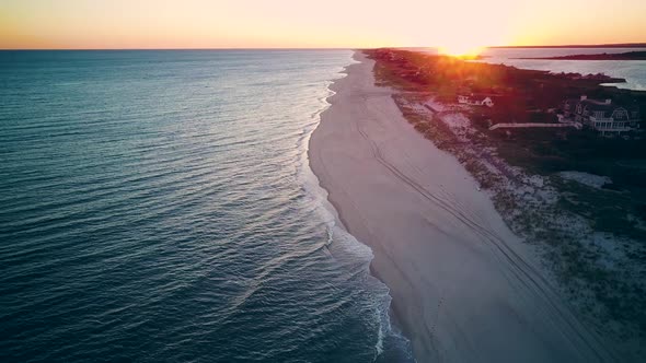 Sunset at Hamptons Beach