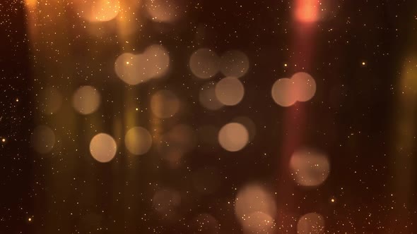 Bokeh Lights Particles Background