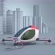 Electric Passenger Drone. Future of City Transport - VideoHive Item for Sale