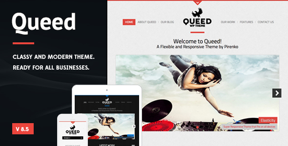 Queed - Business WordPress Theme