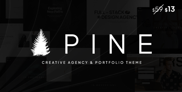 Pine – Creative Agency & Portfolio WordPress Theme – 0 Sold!