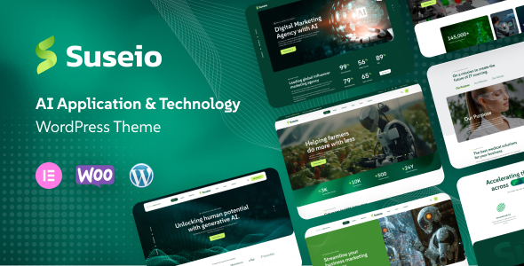 Suseio - AI Application & Technology WordPress Theme