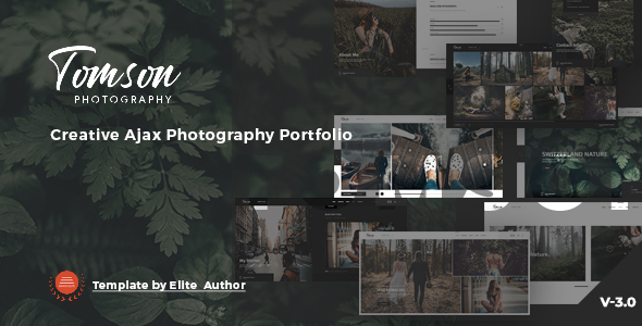 Tomson - Creative Ajax Showcase Photography Portfolio