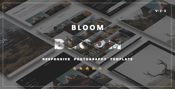 Bloom  - Responsive  Photography Portfolio Template